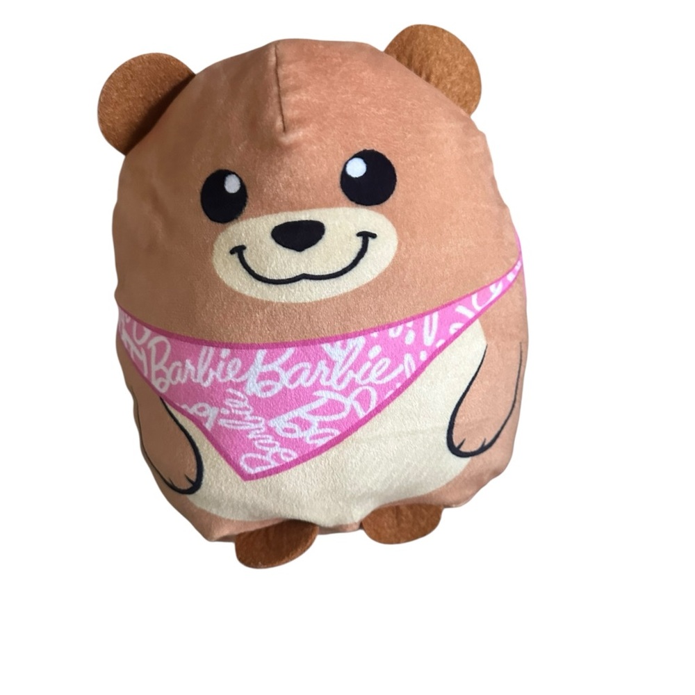 Barbie Plush Bear with Pink Bandana